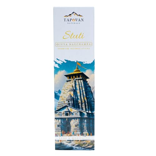 Image of Premium Nagchampa Incense Sticks (40 Sticks) - Handcrafted, Pure, Calming & Meditative Fragrance for Spiritual Practices, Yoga & Relaxation