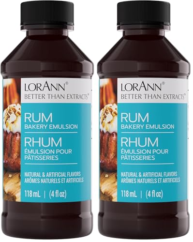 Image of LorAnn Rum Bakery Emulsion, 4 ounce bottle (Pack of 2)