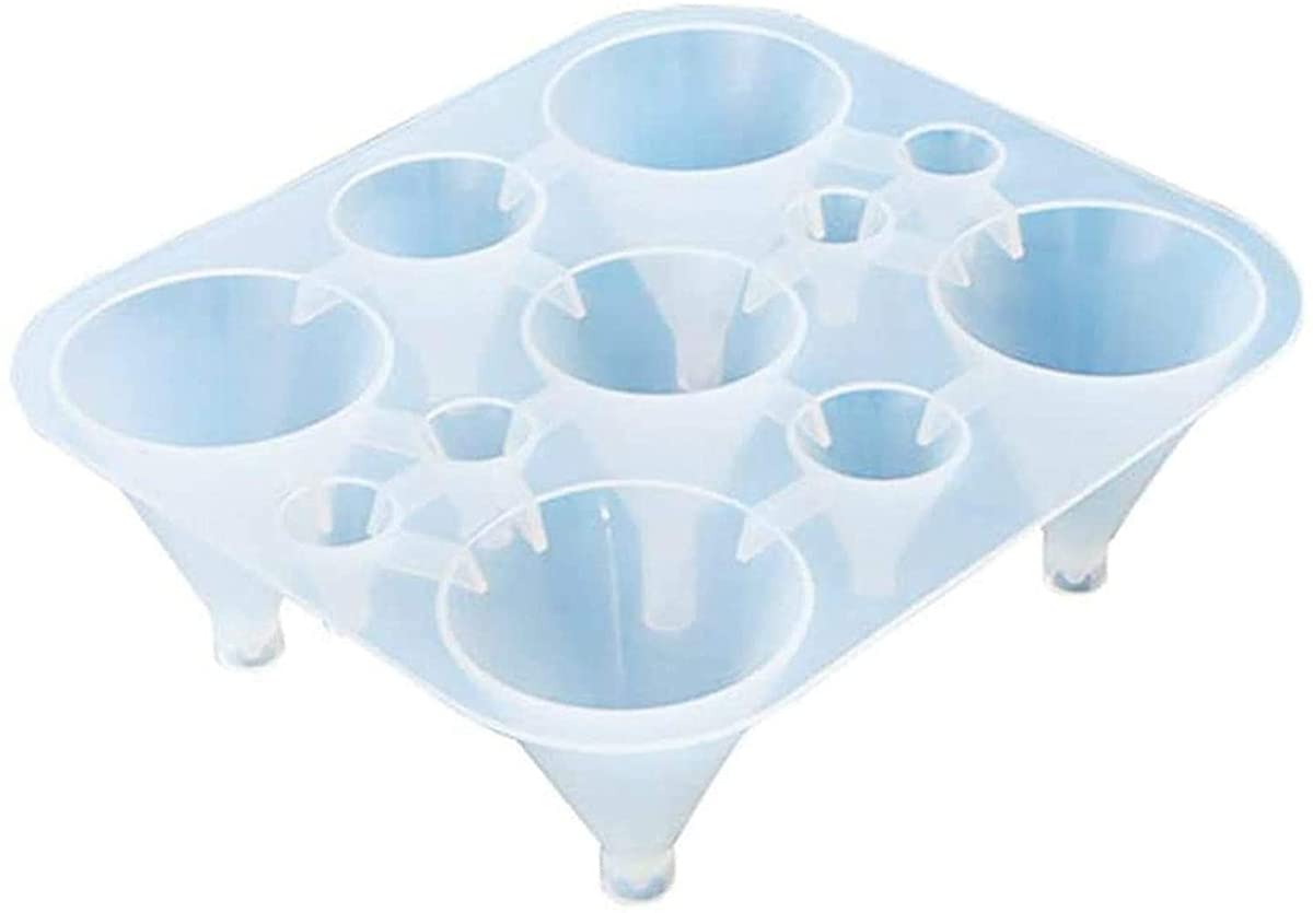 Resin Silicone Casting Molds Cone Pyramid Crystal Epoxy Resin Molds Jewelry Box Molds for Resin Casting, Jewelry Making, Aromatherapy Candle Making 11-Slot