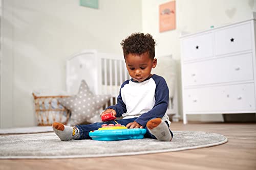 Simba 104010016 - ABC buntes Telefon, Babyspielzeug, Drehbilderdisplay, Melodie, Spieltelefon, Lerntelefon, mit verschiedenen Sounds, 20cm, Motorik, Kleinkind, ab 6 Monaten