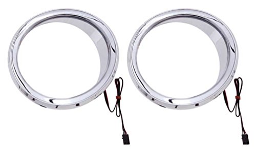 Ciro 42100 Chrome LED Front Speaker Accent (s for 2014-2016 Flht Touring Models)
