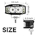 HOZILIFE 3 Inch LED Pods, 2PCS 40W 12V Flood Spot Ditch Lights Offroad Driving Fog LED Work Light for Truck ATV UTV Motorcycle (HZ1126)