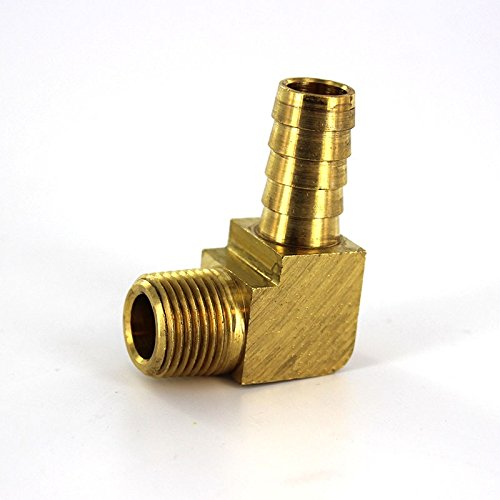 Parker 129HB-4-2-pk10 Hose Barb, Brass, 1/4" ID x 1/8" MNPT (Pack of 10)