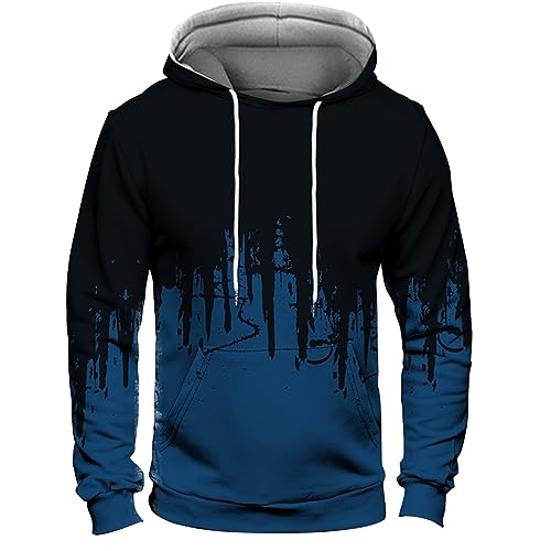 Ymosrh Men's Hoodies Graphic Casual Hoodies With Pockets Long Sleeve Sweatshirt Sports Hooded, M-6XL4