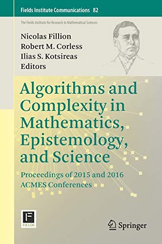 Buy Algorithms and Complexity in Mathematics, Epistemology, and Science — BookShops.in