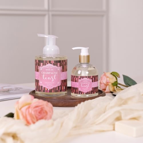 Image of ROMIIE ZOI Liquid Hand Soap with Gift Box, Champagne,Moisturizing, 260 ml /8.7 fl oz