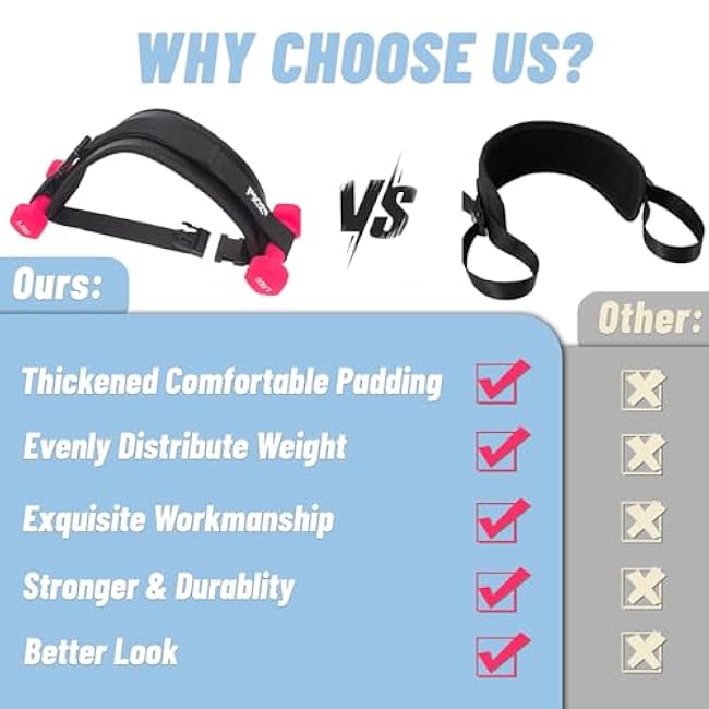 Hip Thrust Belt, Pixel Panda Hip Thrust Band, Portable Hip Thrust, Easy to Use with Dumbbells Kettlebells Plates, Hip Thruster for The Gym Home Workout