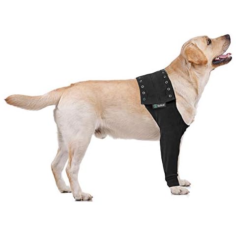 Suitical Recovery Sleeve Dog, Large, Black Cover