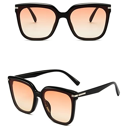 Gafas de sol de verano para mujer, color verde claro, colores gelatinosos, para mujer, elegantes gafas de sol, naranja negro, Other