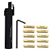 MGEHR1212-2 Lathe Grooving Tool Holder with 10Pcs MGMN200 Carbide Inserts and L Wrench, 12x12mm Shank, 2mm Grooving Width, Alloy Steel, for CNC Turning
