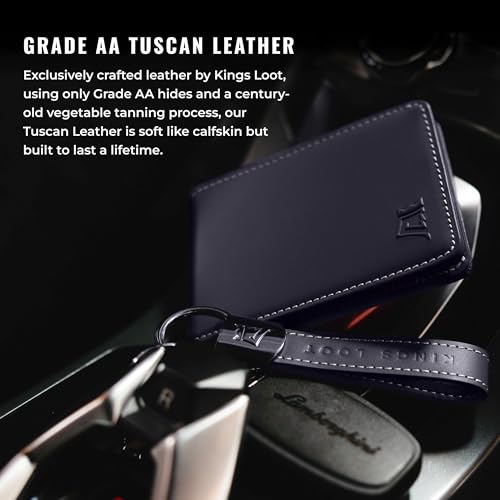 Image of Kings Loot Wallet For Men, RFID Blocking, Cash Pocket, Sapphire
