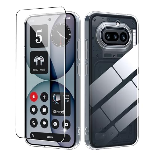 Image of for Nothing Phone (4a) Screen Protector(1 pack) Tempered Glass flim with case,9H Hardness,Anti-Scratch, Case Friendly, Bubble Free,HD Clear