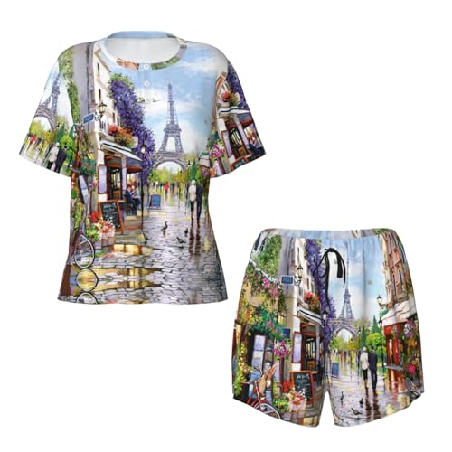 Ensemble de pyjama Paris de qualité supérieure avec finitions soignées - 4
