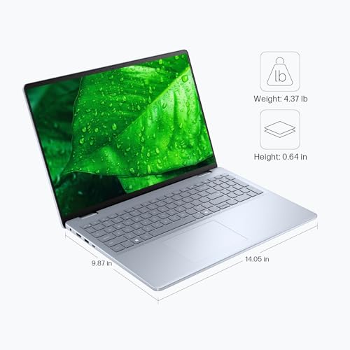 Dell Inspiron 16" Touchscreen Laptop, FHD+, 300 nits Touch Screen, Intel 10-Core 7 150U(Up to 5.4GHz), 32 GB DDR5, 1 TB SSD, Webcam, Backlit Keyboard, Fingerprint Reader, Windows 11 Pro,w/Accessories