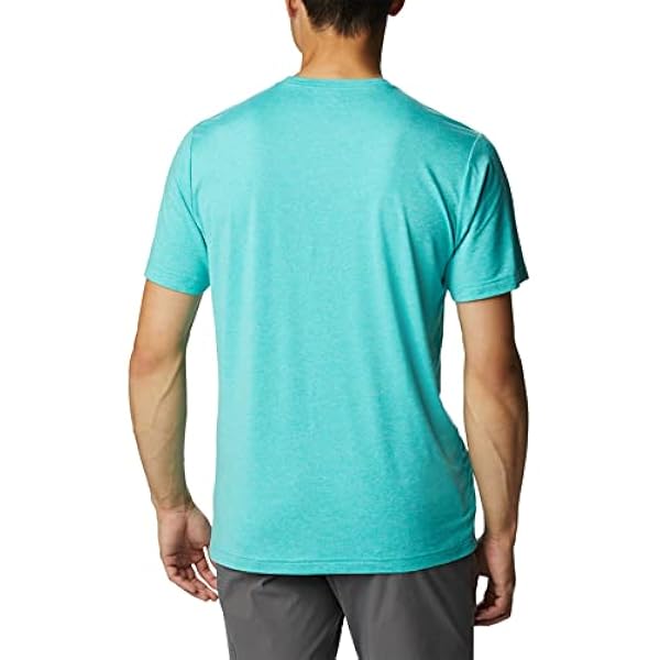Columbia Maglietta A Maniche Corte Tech Trail con Grafica Frontale T-Shirt Uomo