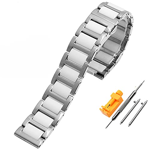 Bracelet montre homme en acier inoxydable et céramique, l'art du détail masculin