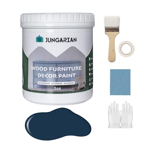 Jungarian Furniture Paint Kit 5oz with Tools - Water-based & Low Odor 