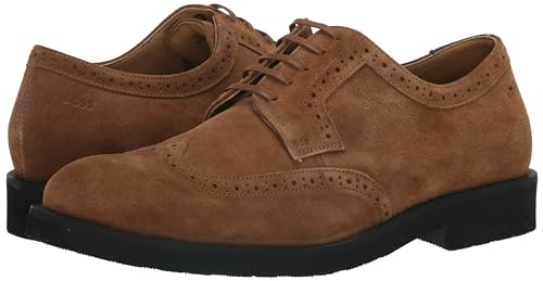 Image of BOSS Men's Baird Suede Leather Derby Shoe