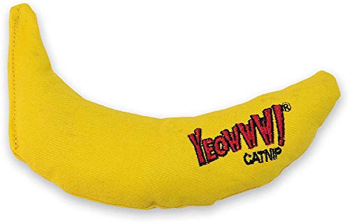 Yeowww! Catnip Toy, Yellow Banana