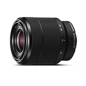 Sony SEL-2870 Standard-Zoom Objektiv (28-70 mm, F3.5–5.6, Vollformat, geeignet für A7, A6000, A5100, A5000 und Nex Serien, E-Mount) schwarz