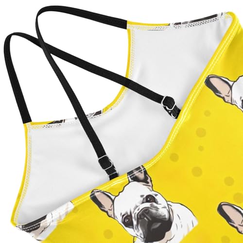 Cute Dog Girls One Piece Swimsuit Beach Swimwear 208547294