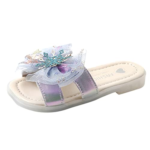 Size 1 Baby Girls Shoes Summer Slippers Kids Girls Bow Flip Flops Rhinestone Children Toddler Sandals Size 4 Girls