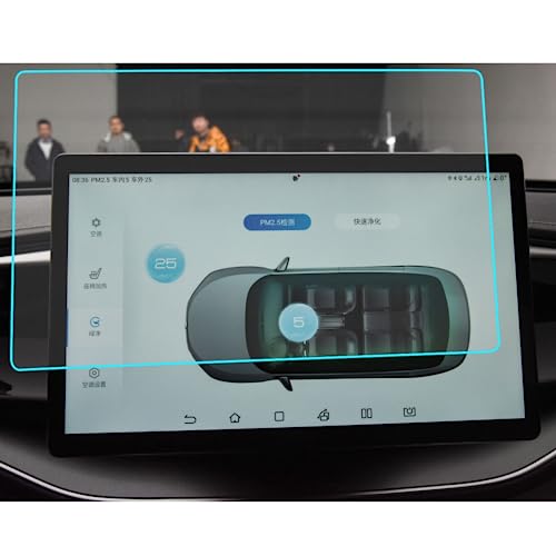 Verre Trempé Autoradio LCD BYD Qin Plus EV 12,8" Anti-Rayures et Anti-Traces