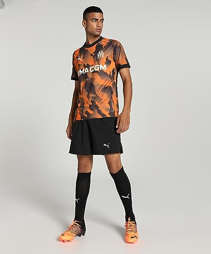 Olympique de Marseille Season 2023/2024 Official Third Unisex Puma T-Shirt S, Black-flat Dark Gray-rickie Orange - Image 4