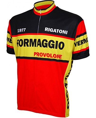 World Jerseys Formaggio 1977 Retro Cycling Jersey (XX-Large)