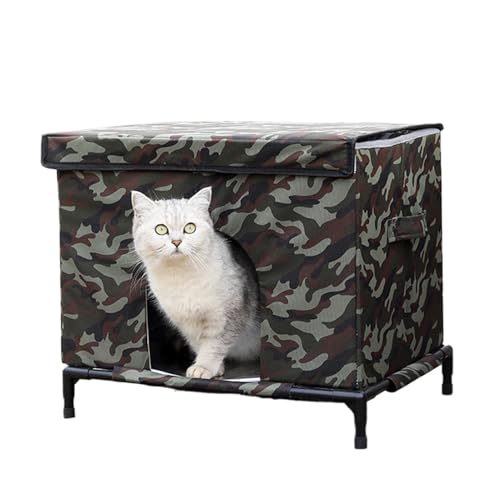 Niche d'extérieur pour chat abri isolé étanche terrasse - 2