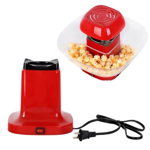 HYZHANHONG Máquina de Palomitas de maíz eléctrica para el hogar de 1200 W, máquina de Palomitas de maíz de Escritorio de Cocina sin Agregar ningún condimento, Adecuada para familias y reuniones