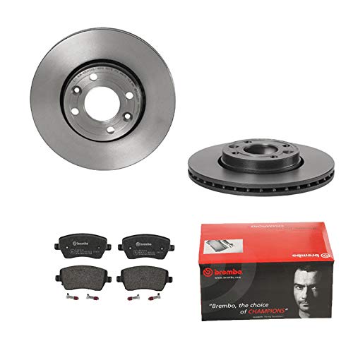 BREMBO Bremsscheiben COATED belüftet + Beläge vorne passend für Renault