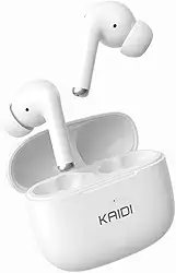 Fone De Ouvido bluetooth Sem Fio TWS 5.4 In Ear Kaidi kd-790 Compatível Com iPhone e Android, Redução de Ruído Wireless Academia Corrida Musicas Graves Potentes Controle Touch Linha Premium (Branco