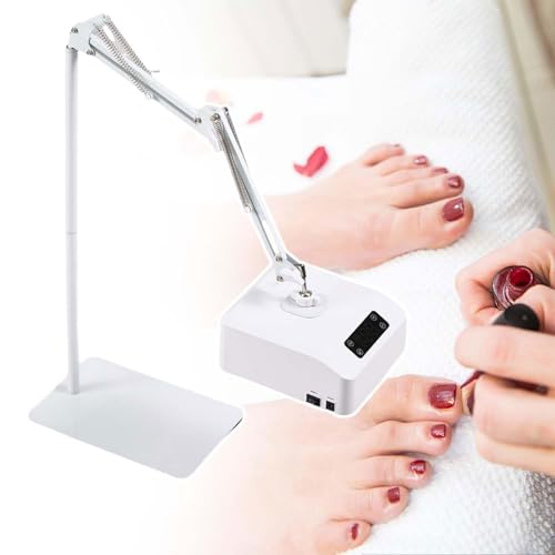 Lampada per unghie senza fili, 35 W ricaricabile LED asciuga unghie con sensore automatico, batteria integrata da 5000 mAh, perfetta per studio di unghie e uso domestico