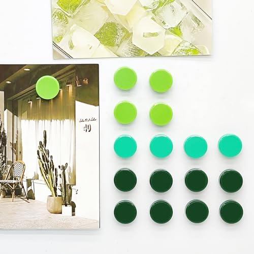 ZDZBLX Fridge Magnets, 30 Pack Strong Small Round Magnets for Whiteboard Notice Board, Crafts, Office, Classroom - Image 4
