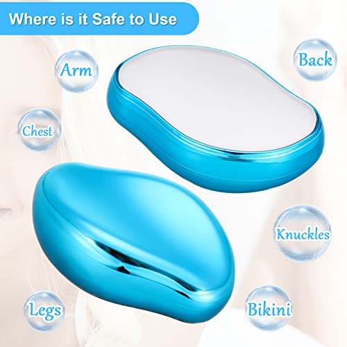 Nano Haarentferner, Haarentfernung Ohne Rasieren, Schmerzen & Schneiden, Crystal Haarentferner mit 1 Dusche Handschuh… - Image 5