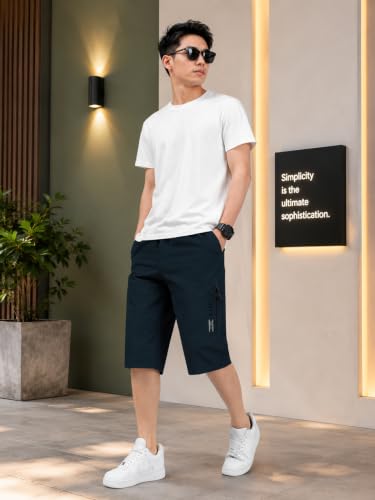 Image of TAGDO Men's Solid Cotton Shorts | Shorts Pant for Men | Shorts for Men (2003)