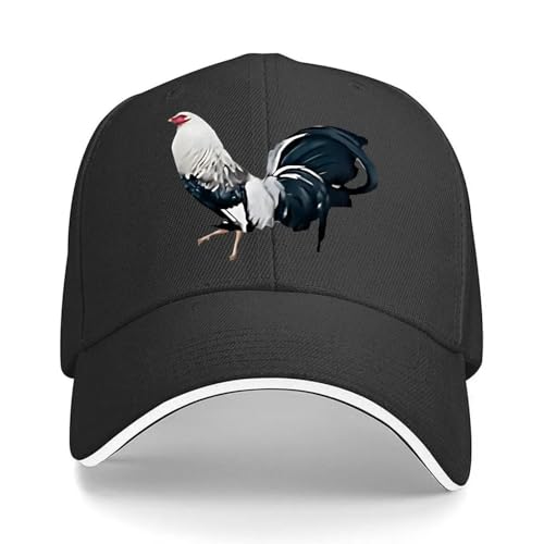 Casquette de baseball noire réglable contre la chaleur imprimé vintage