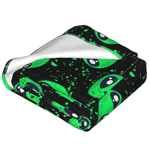 Famliihw 586377 Alien Throw Blanket Soft Cozy Plush Warm Fleece Blanket For Sofa Couch Bed 60 Inchx50 Inch thumb #3
