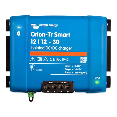 Victron Energy Orion-TR Smart 12/12-Volt 30 A 360 W CC-CC Chargeur Isolé (Bluetooth)