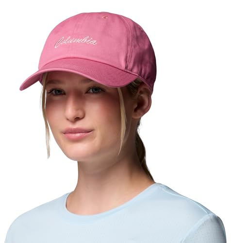 Image of Columbia Unisex Provisions Ball Cap, Lemon Wash /Mountain Landscape