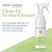 Clean + Easy Clean-Up Surface Wax Cleanser - Wax Remover Pre-Wax Spray for Spills & Residue, Oil And Grease From Warmer, 16 oz