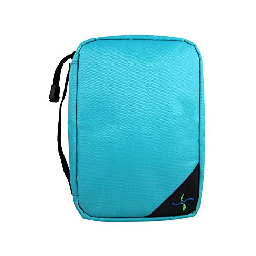 Sugar Medical - Insulated Diabetes Supply Organizer - Diabetic Supply Carrying Case for Insulin Pens, Vials, and Glucose Meter w/Pocket for Cooling Pack (Turquoise)