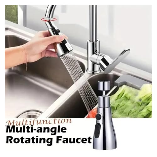Grifo extendido para cocina con filtro de ducha y tres posiciones para lavado cómodo 5
