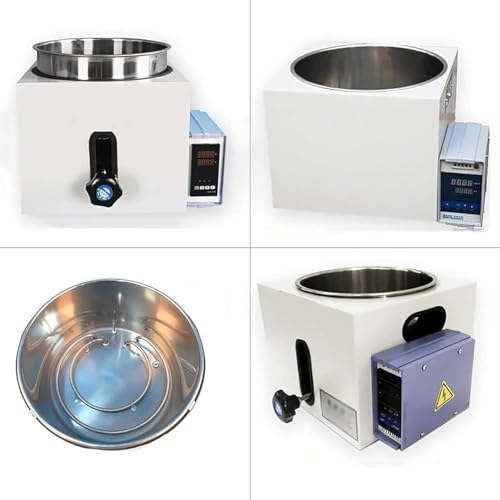 Calentador digital de baño de aceite y agua con elevación ajustable, rango de alta temperatura y control preciso para aplicaciones de laboratorio y comerciales