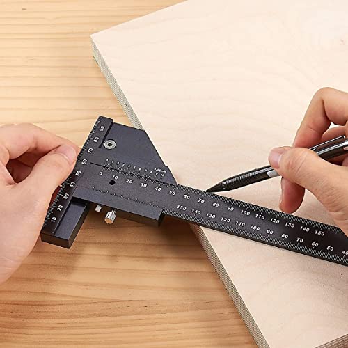 Calibrador digital de aleación de aluminio para carpintería miniatura 6