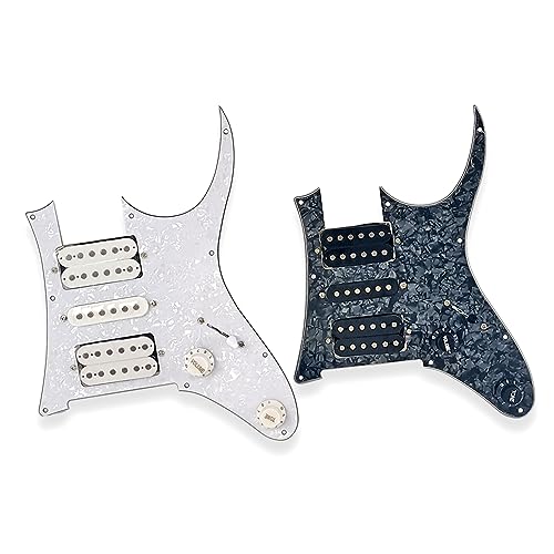 Pickguard guitare électrique pré-câblé HSH avec micros Alnico pour remplacement - 6