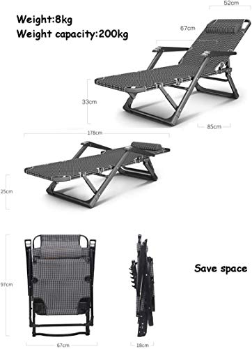 Chaise longue zero gravity inclinable pour soulager le mal de dos - 4