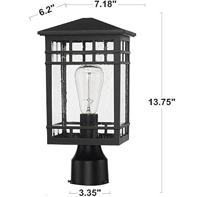 Outdoor Post Lights Lamp Post Light Fixture Pillar Lantern