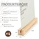 Namalu 4 Stück Kartenhalter Holz Fotohalter Tischkartenhalter mit Sprüchen Postkartenhalter Kartenständer für Postkarten Tischkarten Tischnummern Namensschilder Hochzeiten Foto Geschenk (Schön)